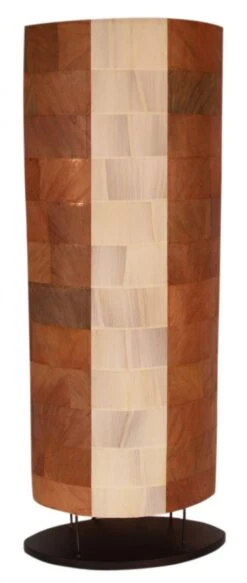 Stehlampe / Stehleuchte, In Bali Handgemacht Aus Naturmaterial, Bananenblätter - Modell Konga - 100x36x18 Cm -Laden Für Heimbeleuchtung xtauskongacorn