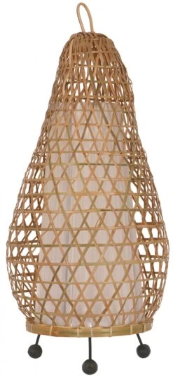 Tischlampe / Tischleuchte, In Bali Handgemacht Aus Naturmaterial - Modell Hermigua 50 Cm -Laden Für Heimbeleuchtung xtaustisy 18 lampe 25 10 1 1