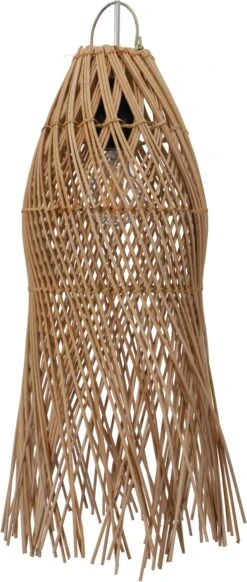 Deckenlampe / Deckenleuchte, In Bali Handgemacht Aus Naturmaterial, Rattan - Modell Coimbra - 50x20x20 Cm Ø20 Cm -Laden Für Heimbeleuchtung xtaustisy 18 lampen bali neu 76