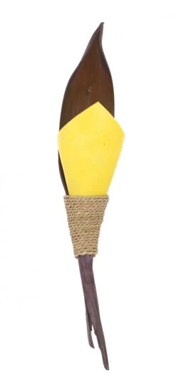 Palmenblatt Wandlampe / Wandleuchte, In Bali Handgefertigt Aus Naturmaterial, Palmholz - Modell Palmena - 70x17x20 Cm -Laden Für Heimbeleuchtung xtaustisy 18 tilo lampe 2 8 41