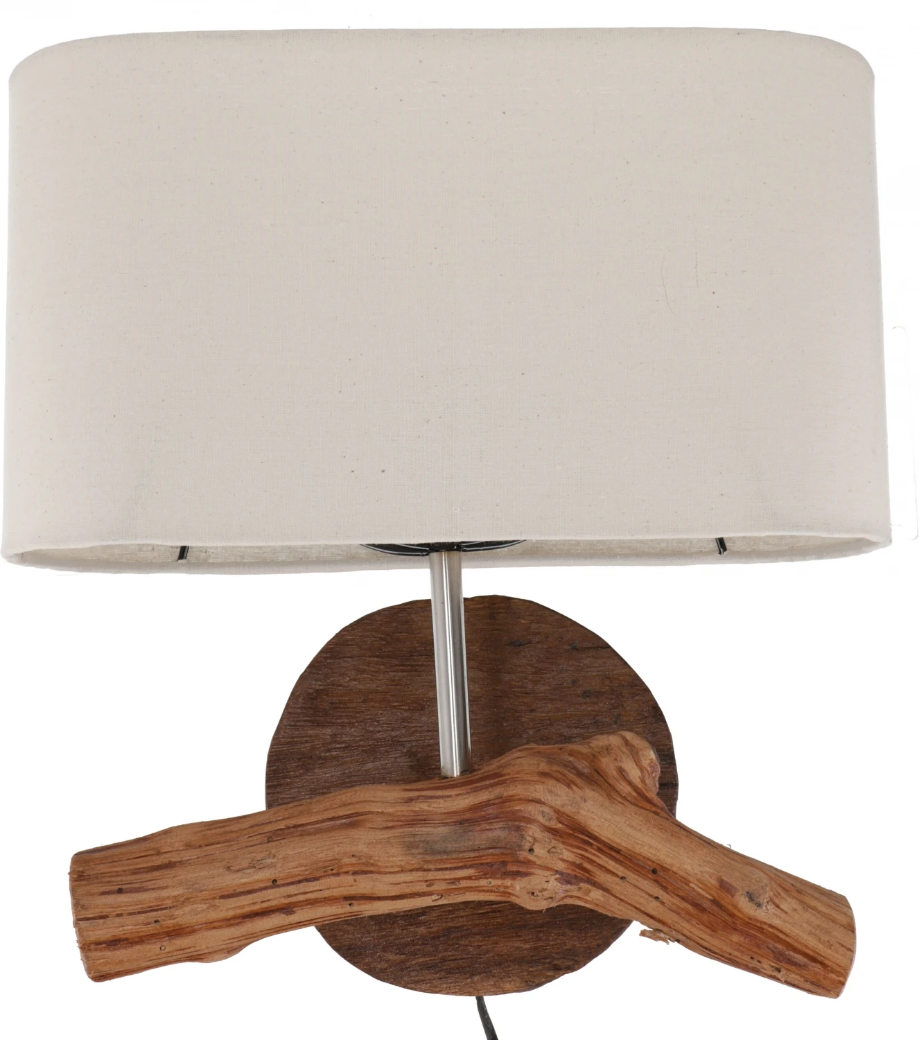 Wandlampe / Wandleuchte / Wandleuchte, In Bali Handgefertigt Aus Naturmaterial, Baumwolle - Modell Mokka - 40x35x15 Cm 4 Wandlampe / Wandleuchte / Wandleuchte, In Bali Handgefertigt Aus Naturmaterial, Baumwolle - Modell Mokka - 40x35x15 Cm – Bild 2