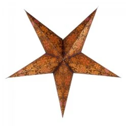 Faltbarer Advents Leucht Papierstern, Weihnachtsstern 60 Cm - Anubis Braun -Laden Für Heimbeleuchtung xtaustisy6 14111b