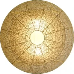 Wandlampe / Wandleuchte, In Bali Handgefertigt Aus Naturmaterial, Rattan - Modell Primavera - 75x75x15 Cm
